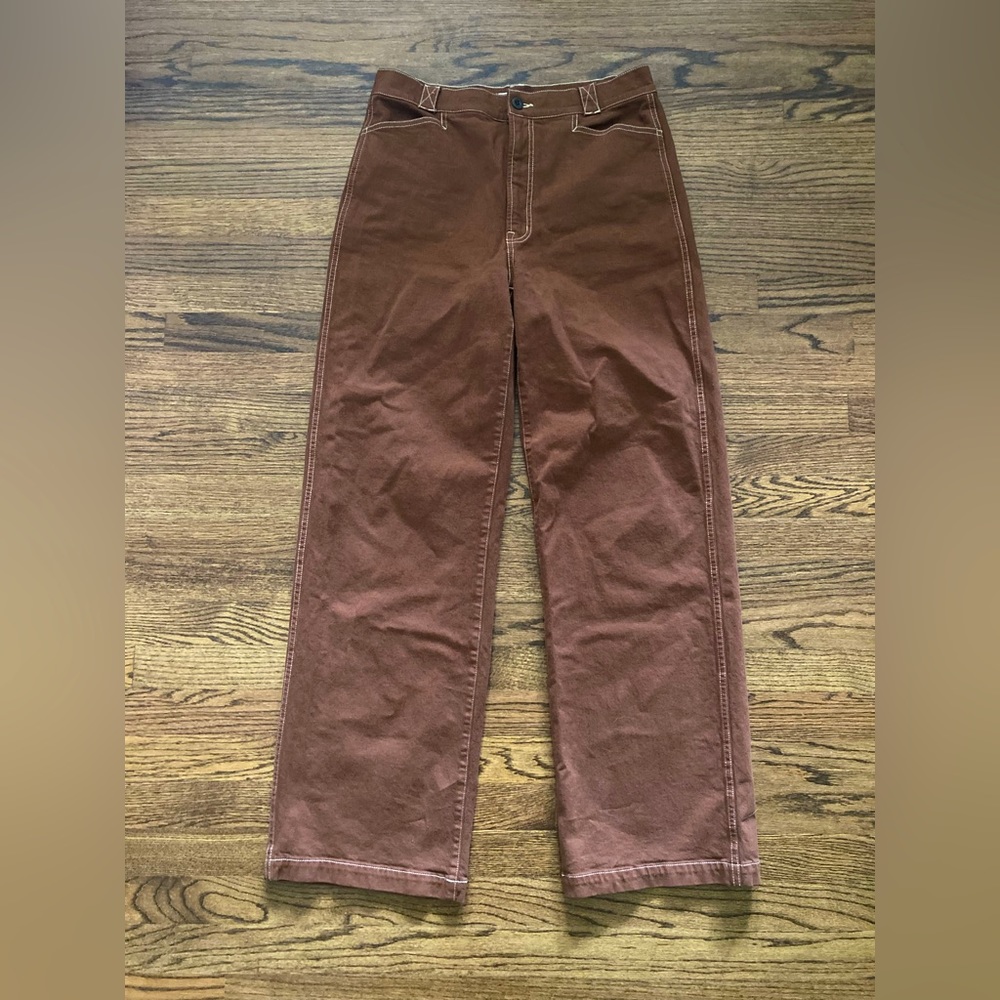 Madewell Women’s Emmett 2.0 Wide-Leg Pants: Garment-Dyed Edition - Size 30 Tall